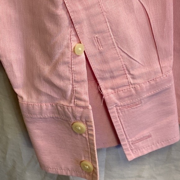 Abercrombie & Fitch Shirt button up long sleeve Casual pink 100% Cotton size M - Picture 8 of 12